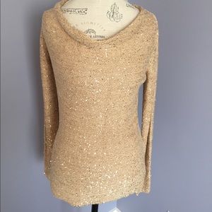 INC Sequined Sweater Size S